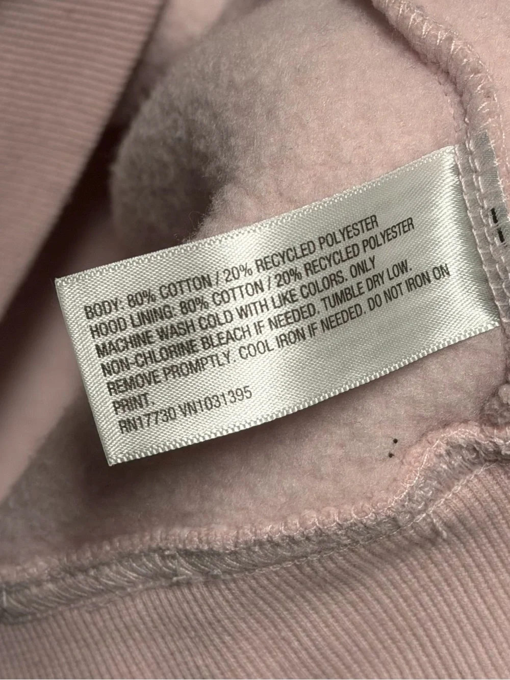Wild Fable Girl Intuition Pink Oversized Hoodie Women’s Large - Picture 4 of 5
